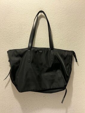Botkier Black Nylon Tote with Leather Handles